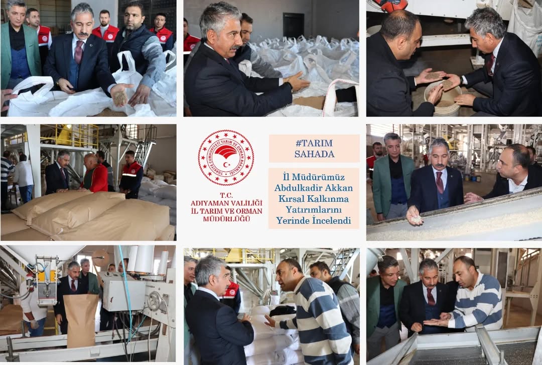 Adıyaman Tarım ve Orman İl Müdürlüğü'nden Kırsal Kalkınma Yatırımları İncelemesi