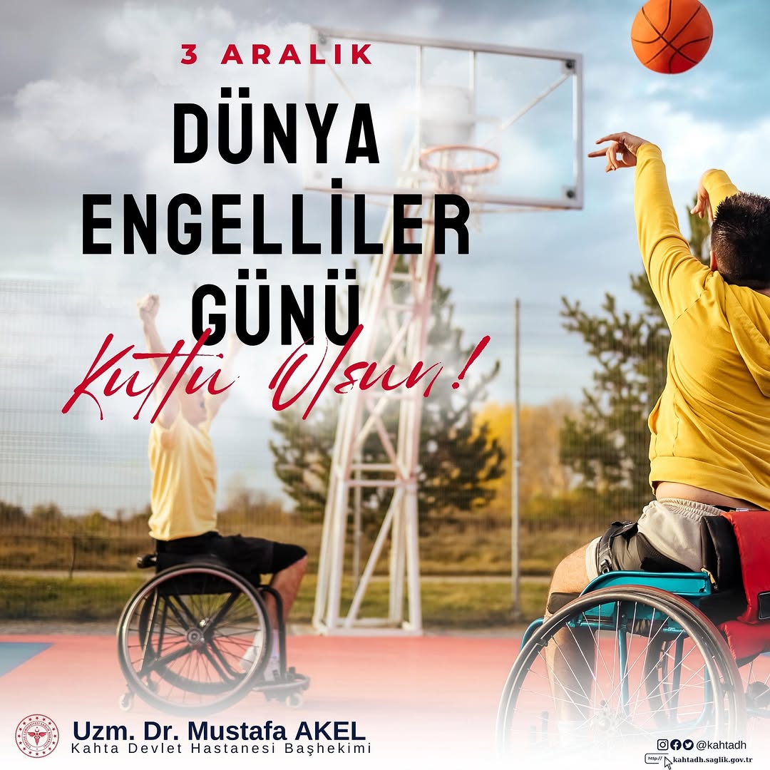 3 Aralık Dünya Engelliler Günü Kutlu Olsun!