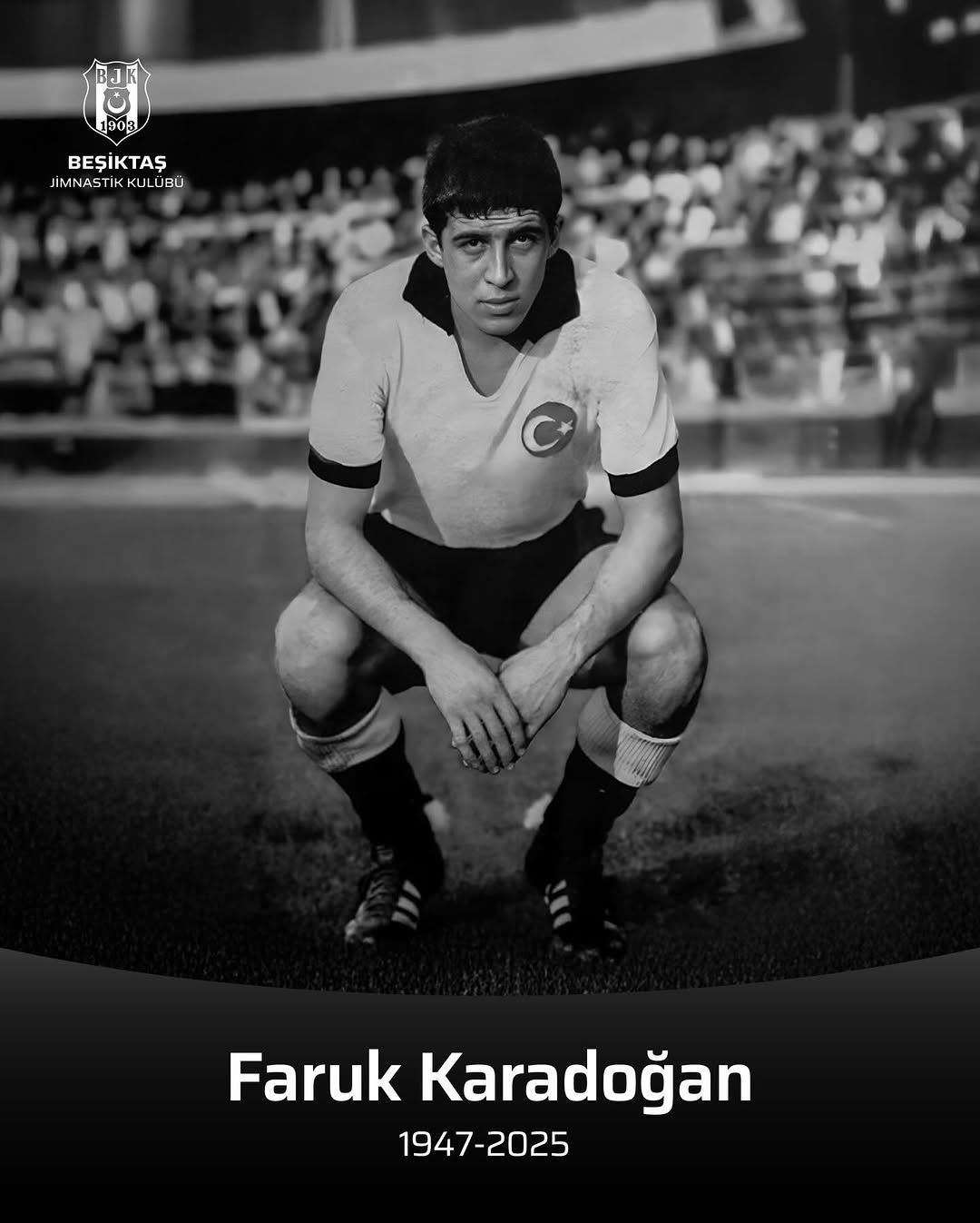 Beşiktaş JK Efsanesi Faruk Karadoğan'ın Vefatı
