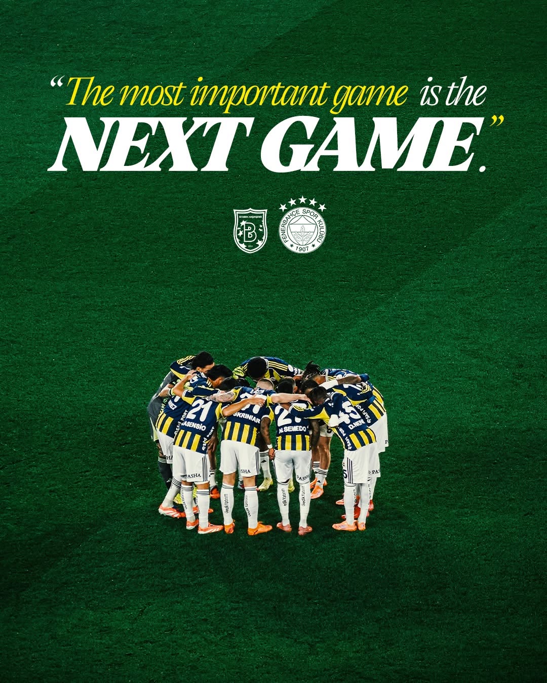 Fenerbahçe'nin İstanbul Başakşehir maçı öncesi önemi vurguladığı açıklama