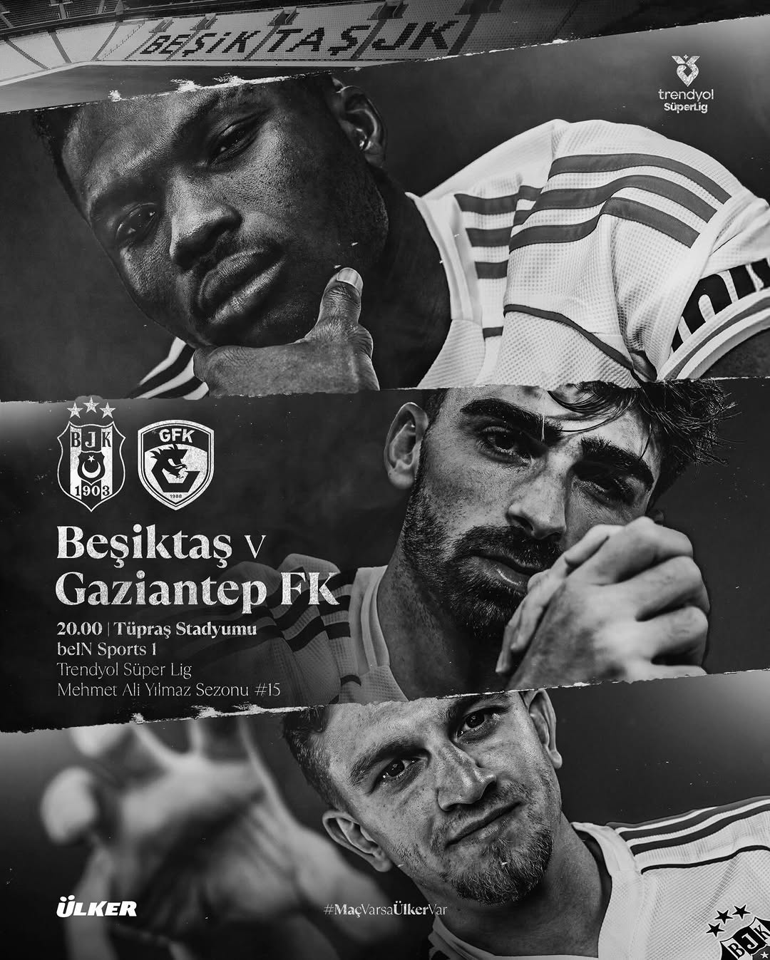 Beşiktaş JK - Gaziantep FK Maçı Bugün