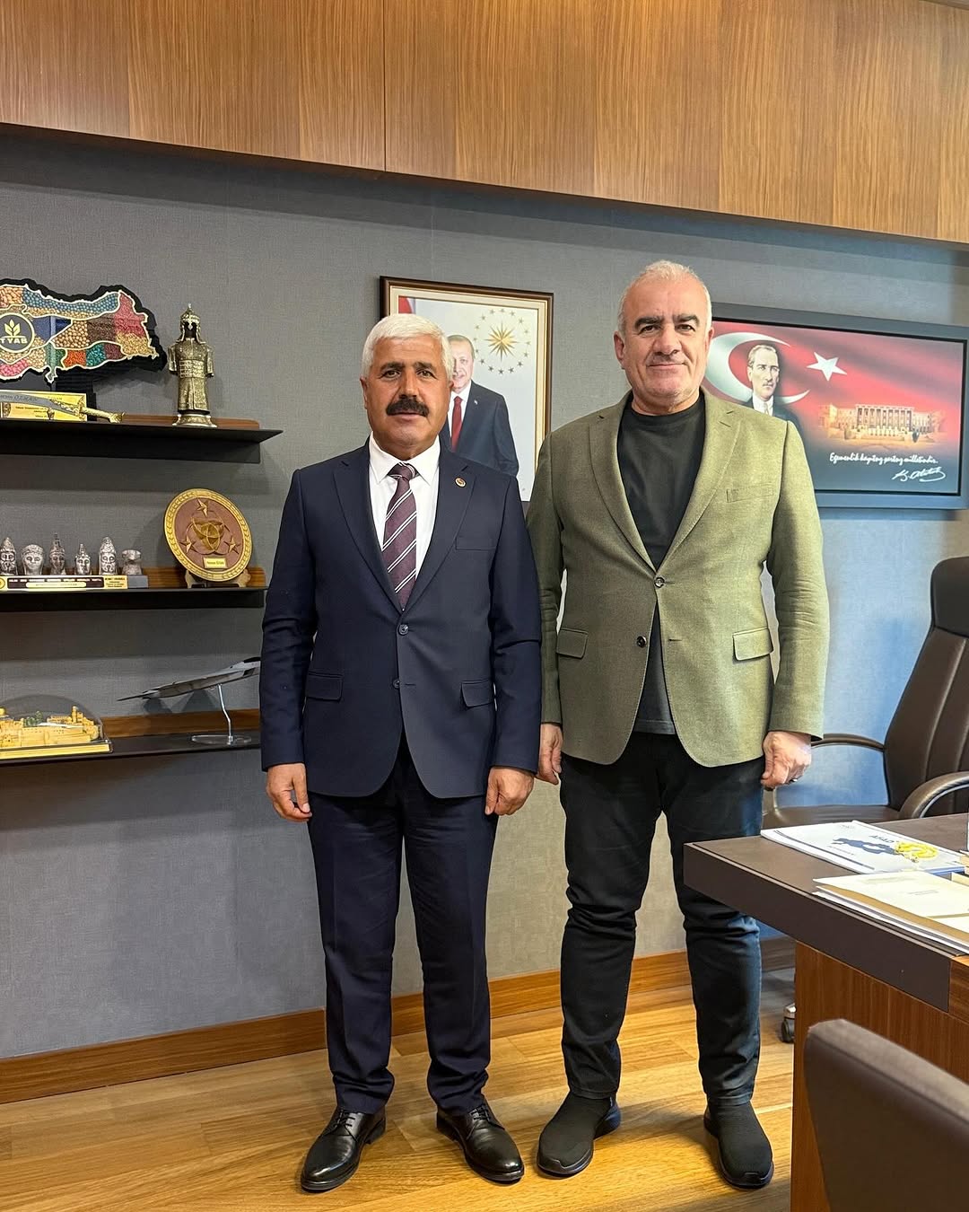 TBMM'de Bölükyayla Belediye Başkanı Mehmet Turan'ı Ağırlama