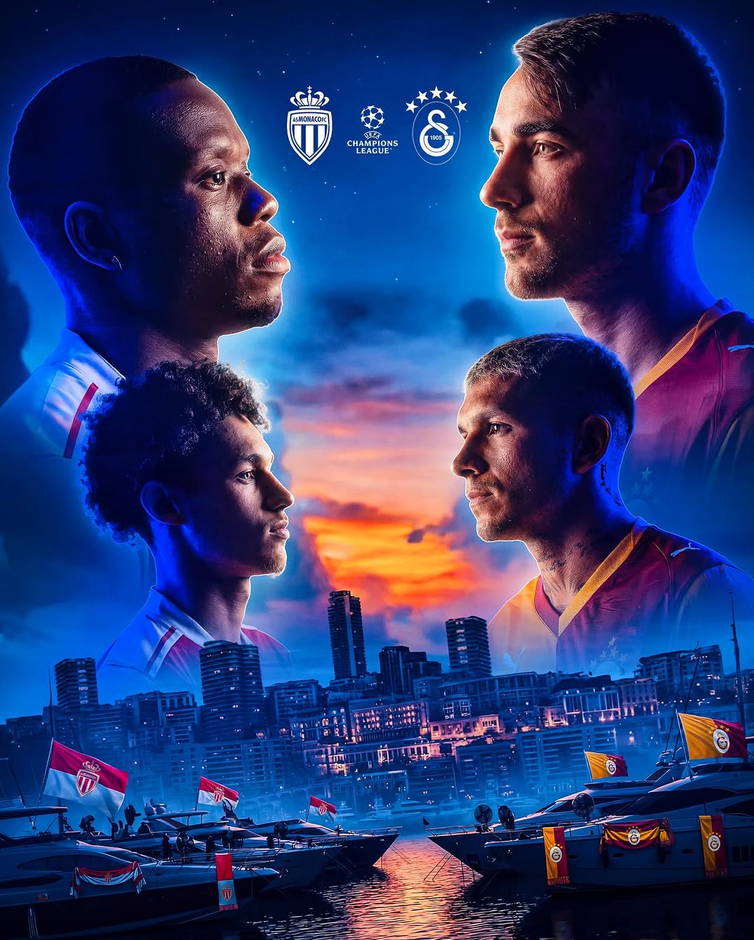 Şampiyonlar Ligi'nde Monaco-Galatasaray karşılaşması için geri sayım başladı! ⏳