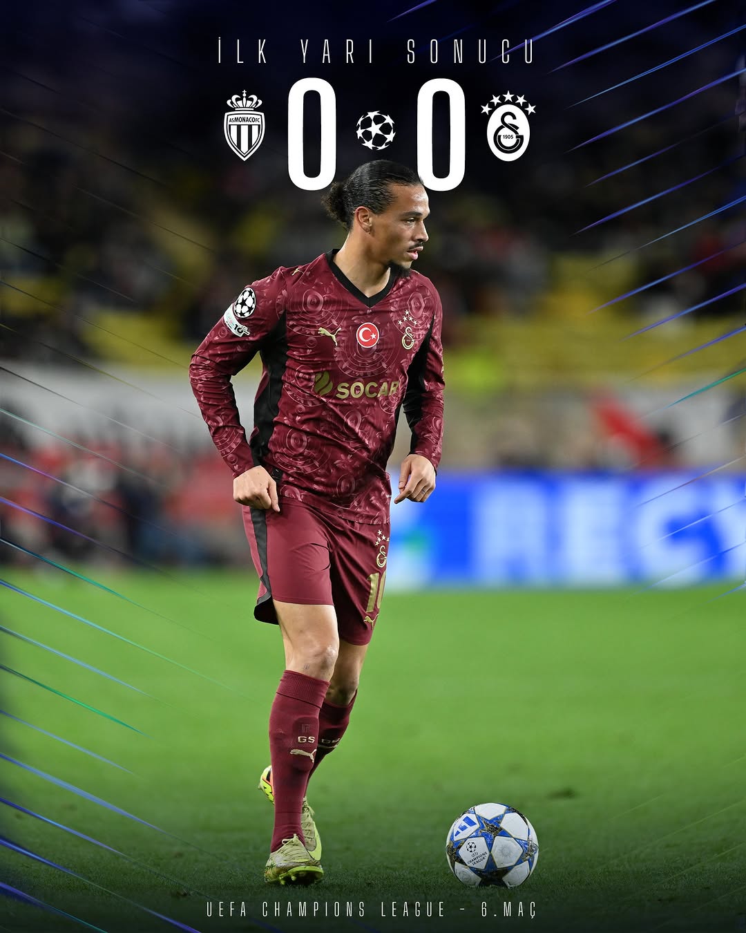 Galatasaray, Monaco deplasmanında berabere kaldı