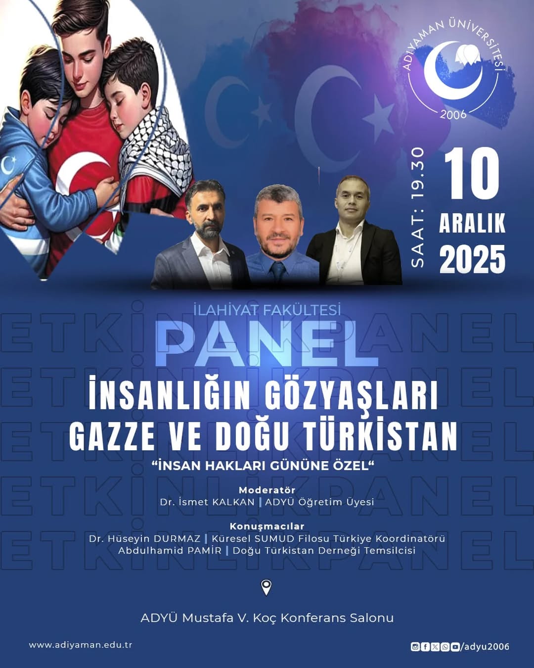 Adıyaman Üniversitesi İlahiyat Fakültesi İnsan Hakları Günü Paneli