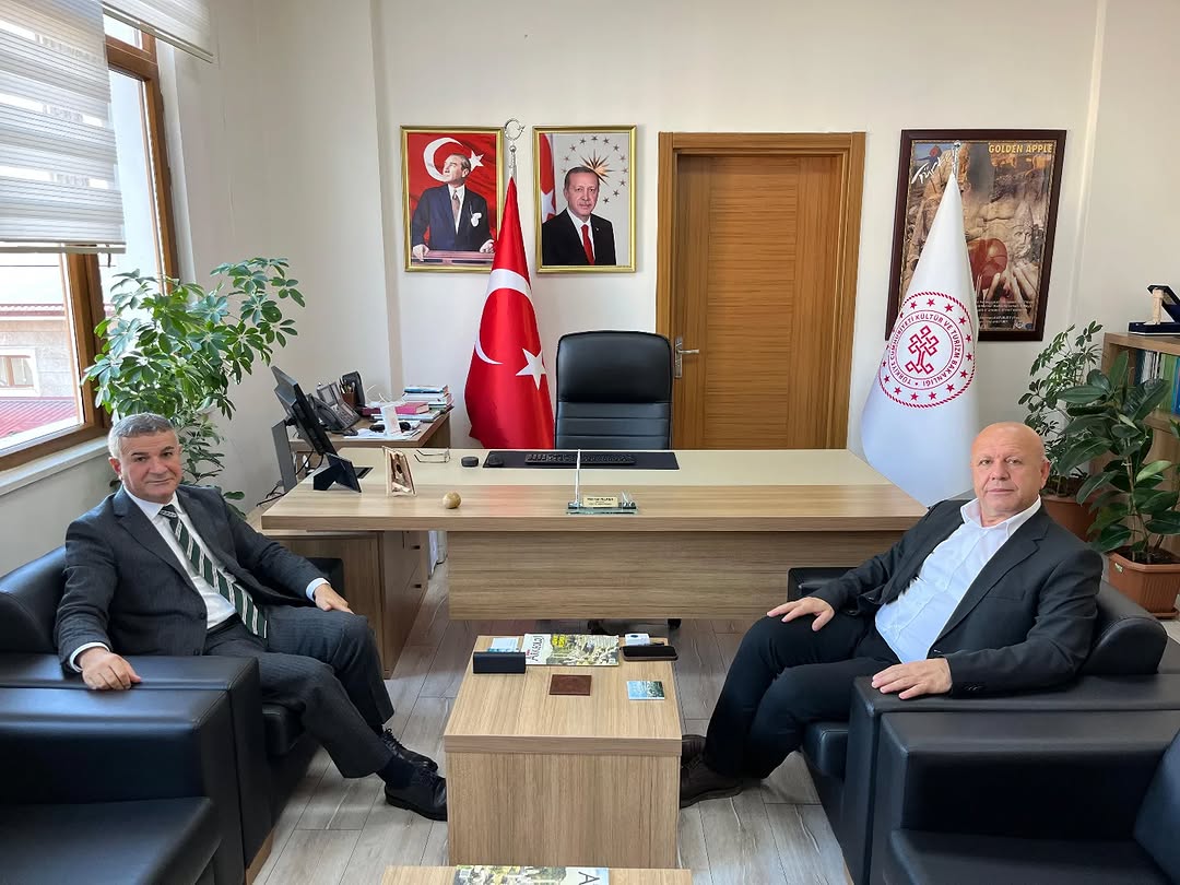Tut Belediye Başkanı Ercan Öncebe, İl Kültür ve Turizm Müdürü Mehmet Yelken'i Ziyaret Etti