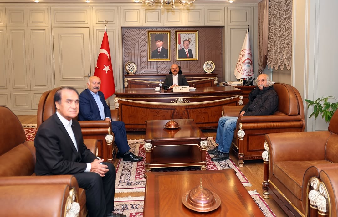 Valimiz Sayın Dr. Osman Varol, Türkiye Musiki Eser Sahipliği ve Meslek Birliği Adıyaman Koordinatörü Aziz Çelik'i Kabul Etti