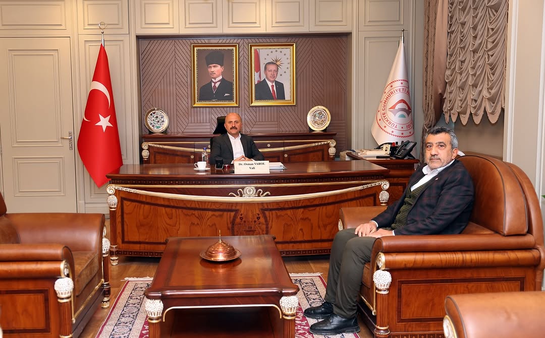 Adıyaman Valiliği'nden Yeniden Refah Partisi İl Başkanı İsmail Demir'e Ziyaret