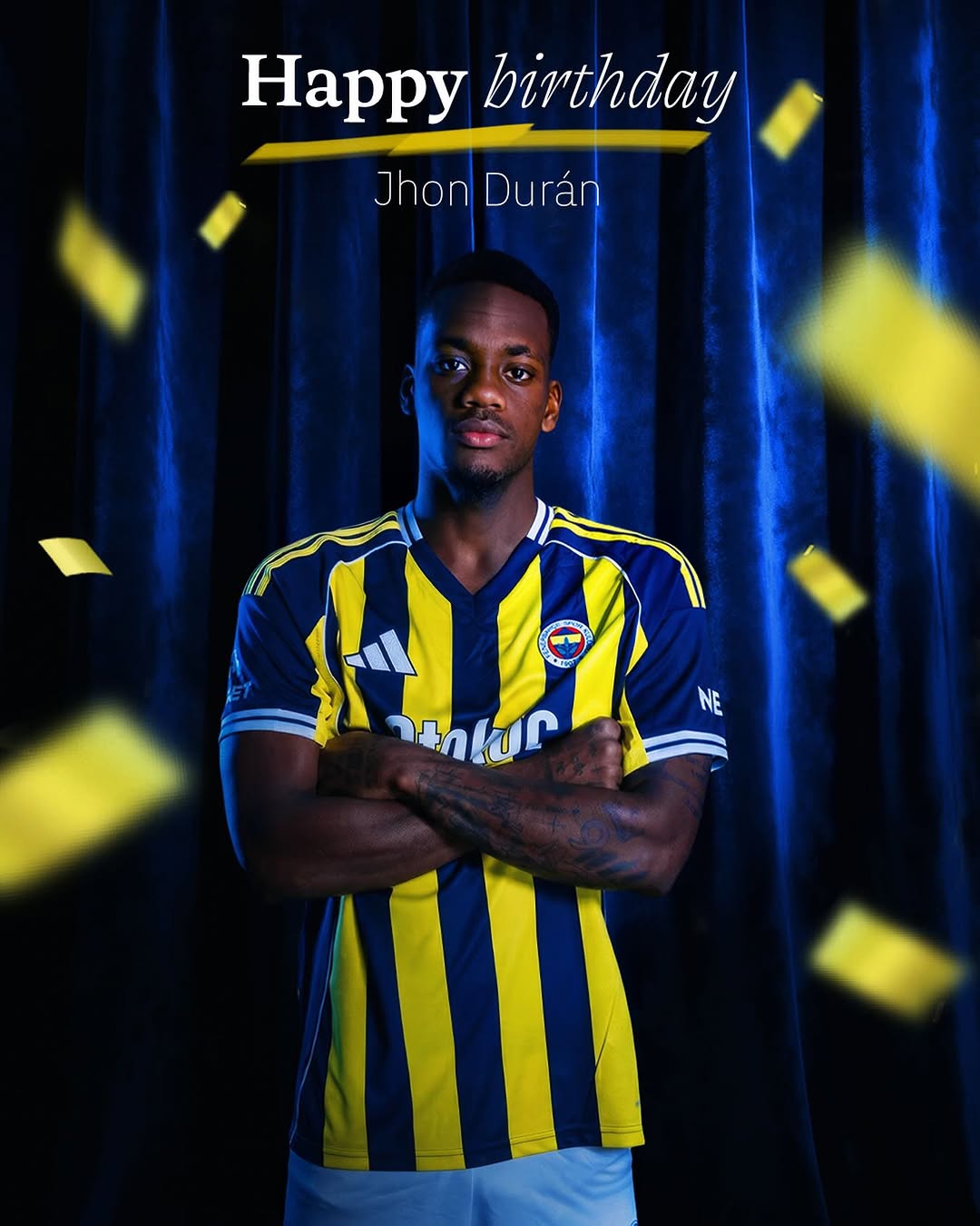 Fenerbahçe'den Jhon Duran'a Doğum Günü Kutlaması