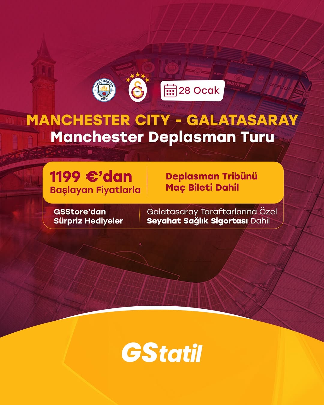 Galatasaray Şampiyonlar Ligi Deplasman Fırsatı!