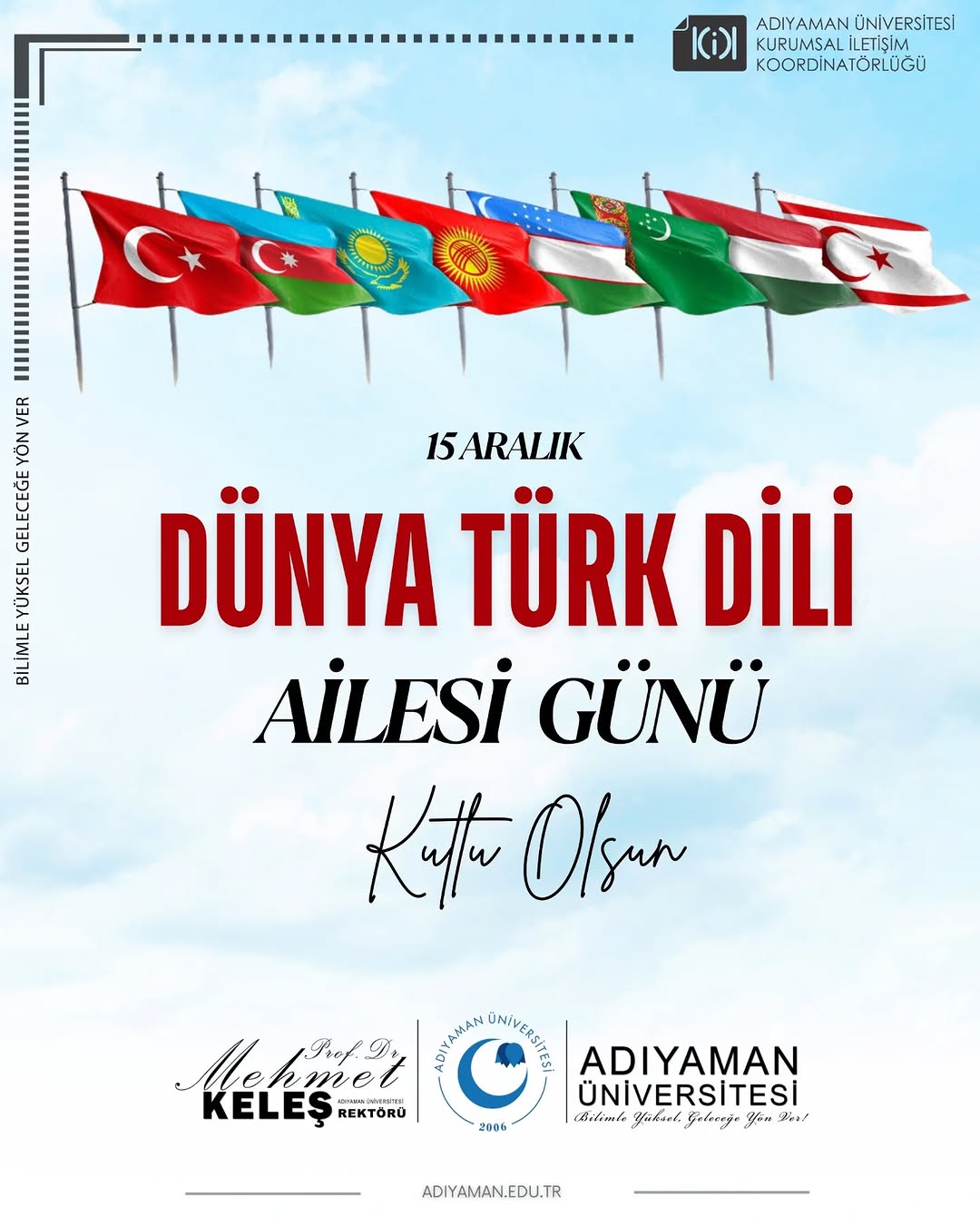 UNESCO'nun 15 Aralık Dünya Türk Dili Ailesi Günü'nü Kutlama Kararı