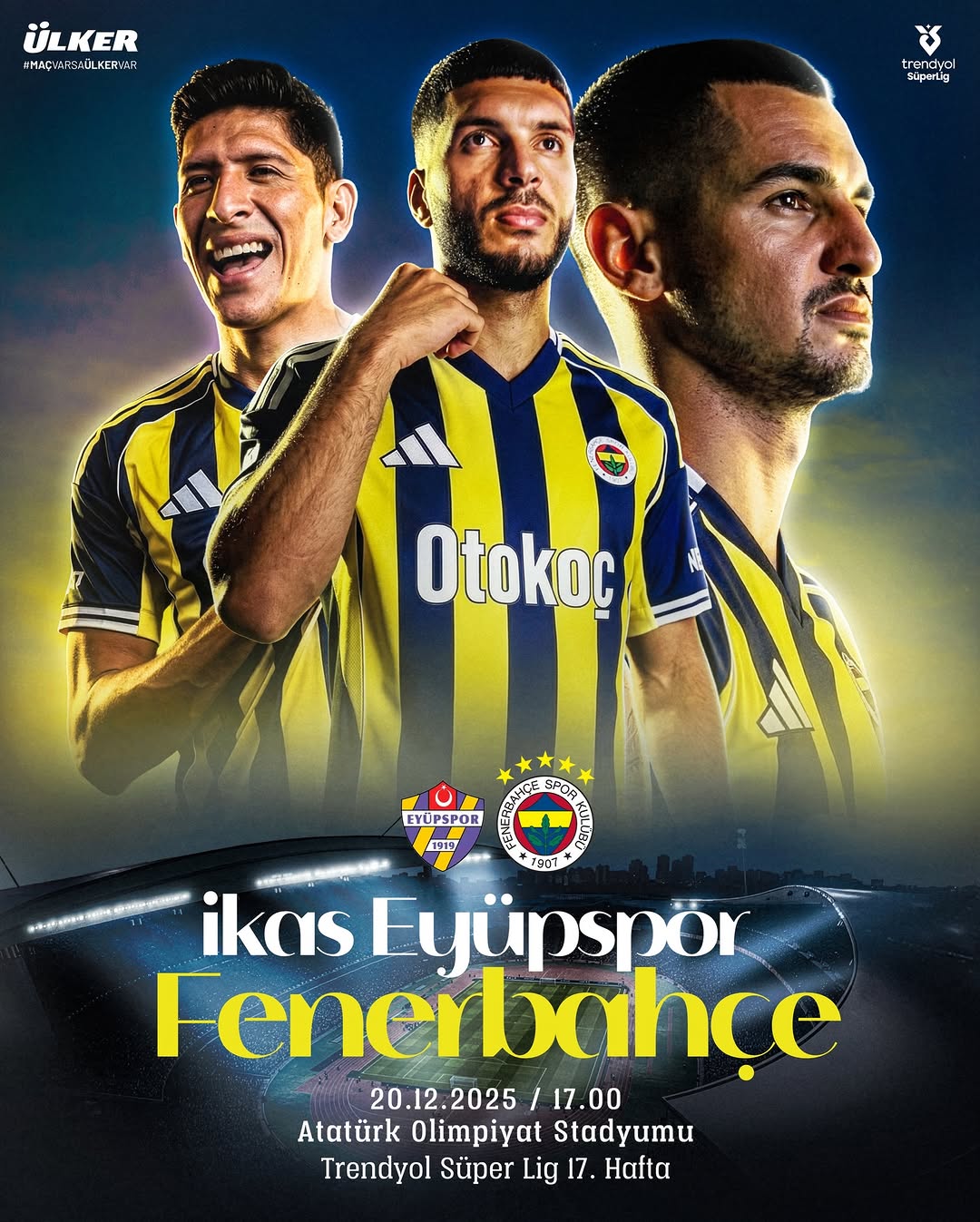 Fenerbahçe Camiası Atatürk Olimpiyat Stadı'nda Buluşuyor