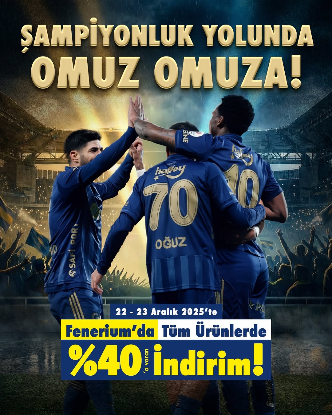 Fenerbahçe'den Şampiyonluk Yolunda İndirim Kampanyası