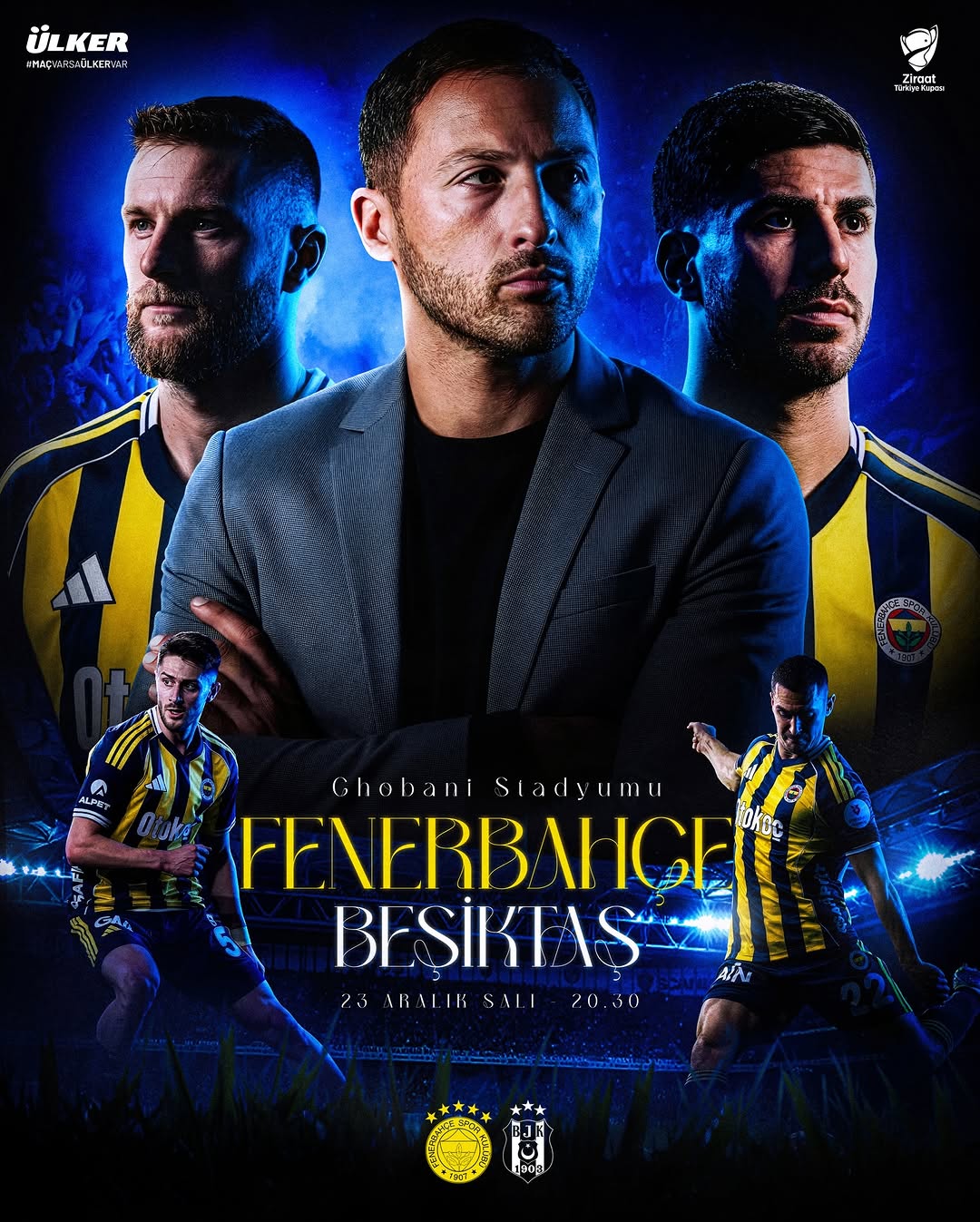 Fenerbahçe Ziraat Türkiye Kupası'nda Beşiktaş ile Karşılaşacak