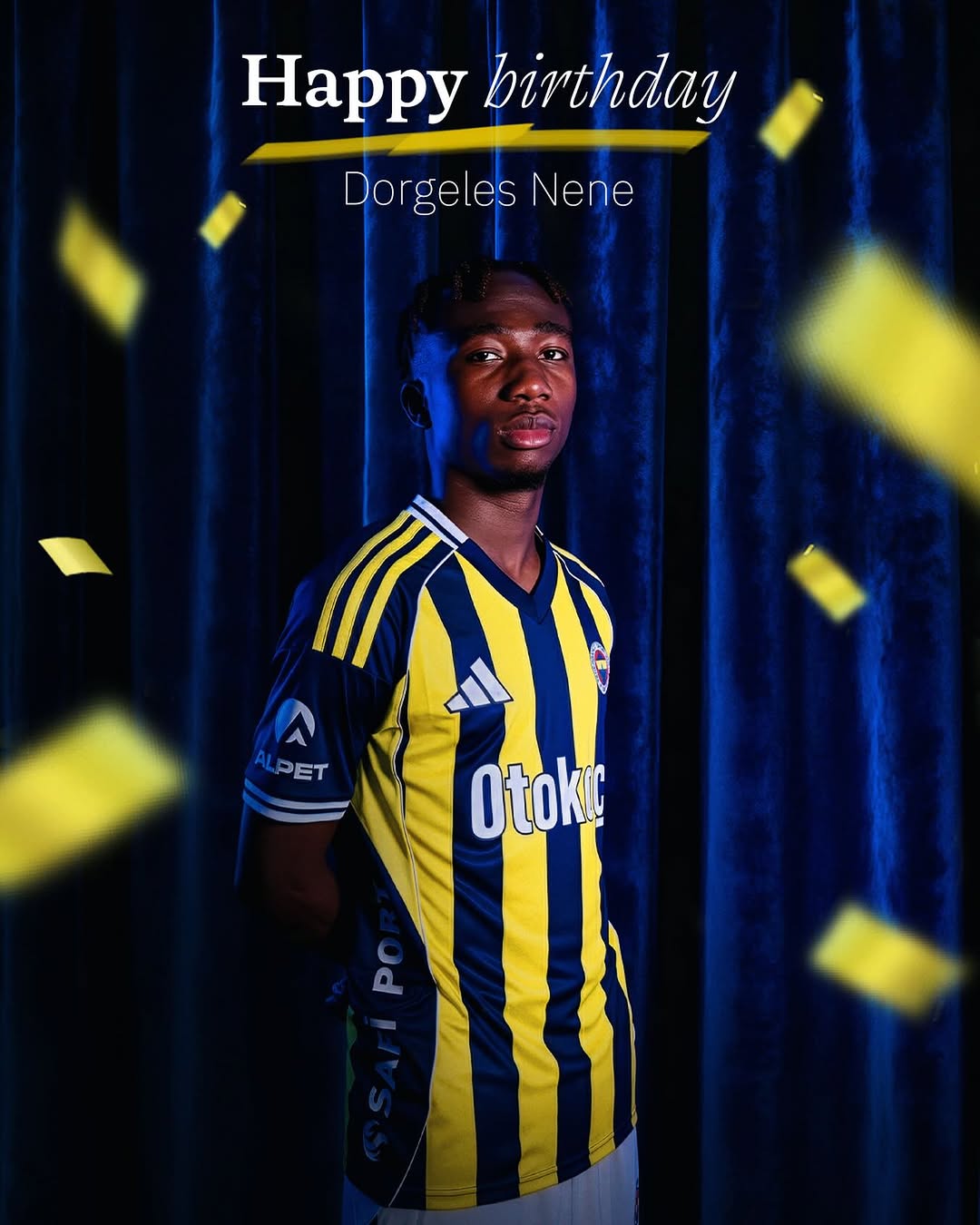 Fenerbahçe'nin Futbolcusu Dorgeles Nene'nin Doğum Günü Kutlandı