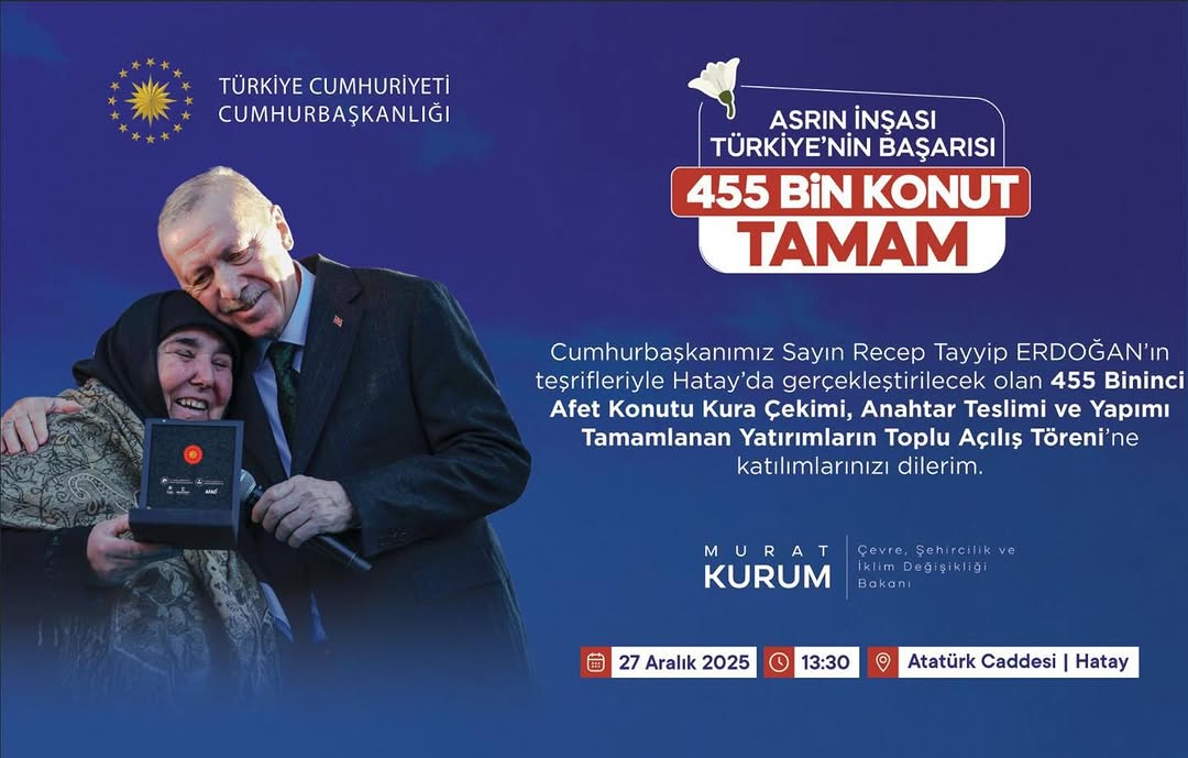 Recep Tayyip Erdoğan Liderliğinde Tamamlanan 455 Bin Konutun Gururu