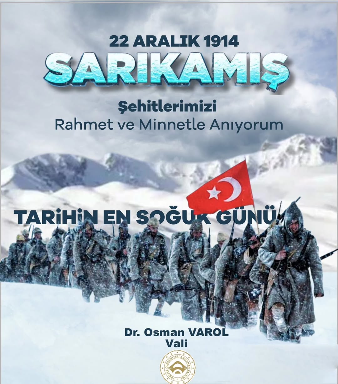 Sarıkamış Şehitleri Unutulmuyor: Vatan Uğruna Gösterilen Fedakarlık