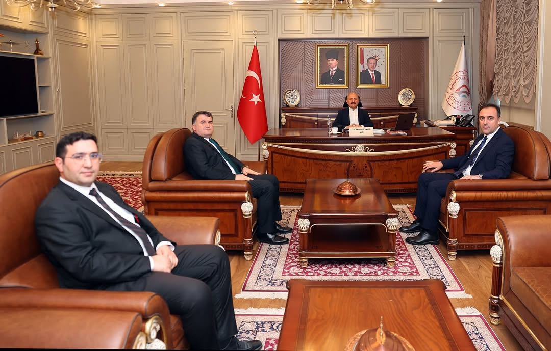 Adıyaman Valiliği Valimiz Sayın Dr. Osman Varol'u ve Ziraat Bankası Yetkililerini Kabul Etti