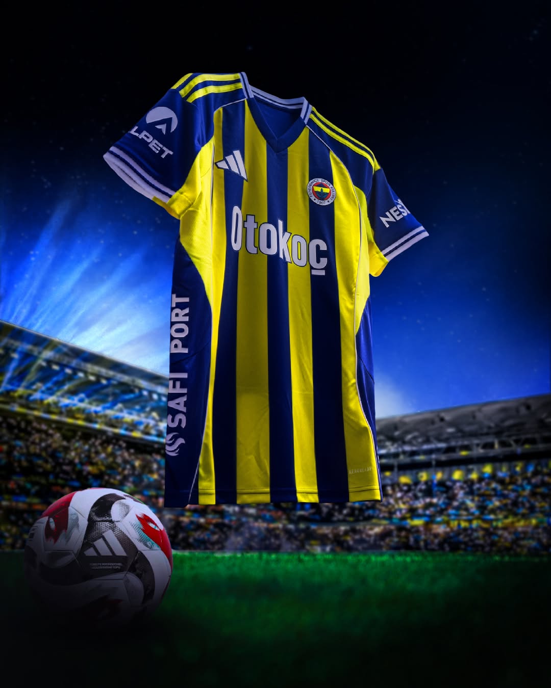 Fenerbahçe'nin Adidas ve Fenerium İş Birliğiyle Hazırladığı Özel Forma Sahada!