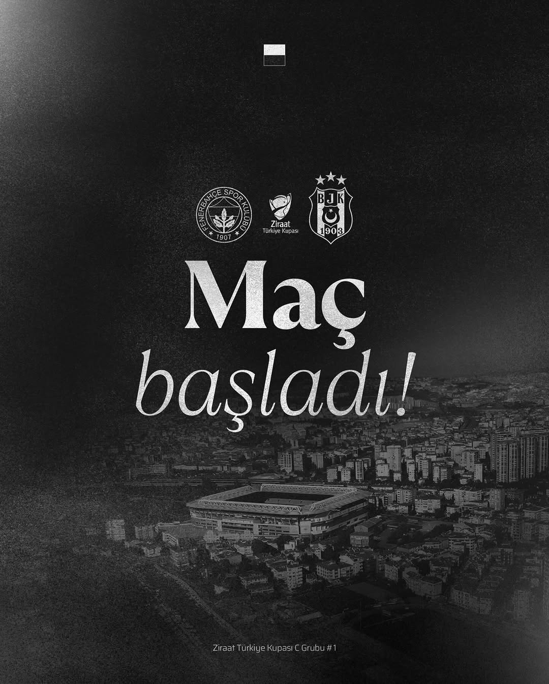 Beşiktaş Maçına Destek Veriyor!