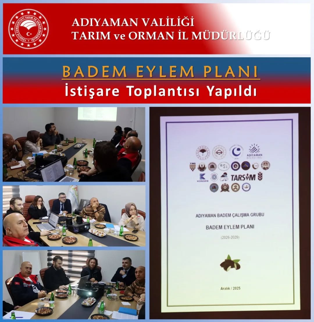 Badem Eylem Planı İstişare Toplantısı Gerçekleştirildi