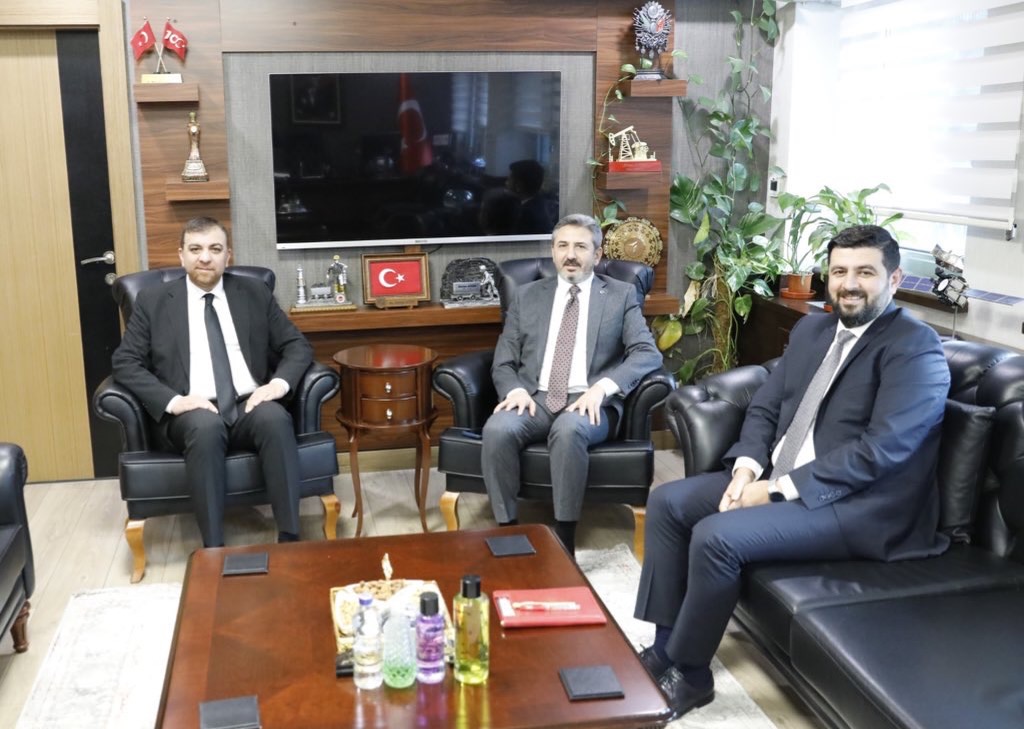 AK Parti MKYK Üyesi Murat Çiçek ve Kayapınar İlçe Başkanı Uğur Delidere ile Görüşme