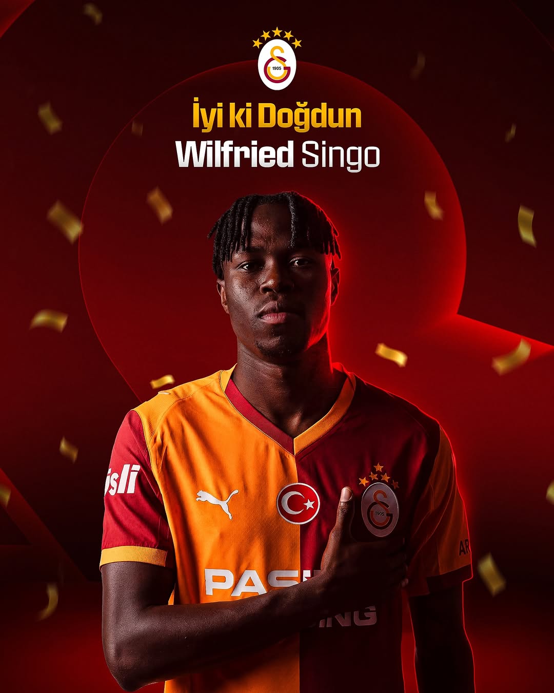 Galatasaray Futbolcusu Wilfried Singo'nun Doğum Günü Kutlu Olsun!