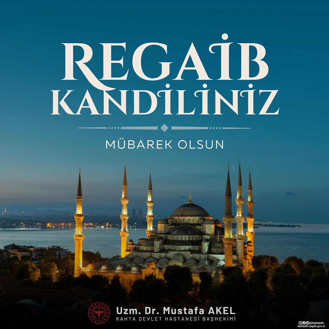 Regaib Kandilimiz Mübarek Olsun
