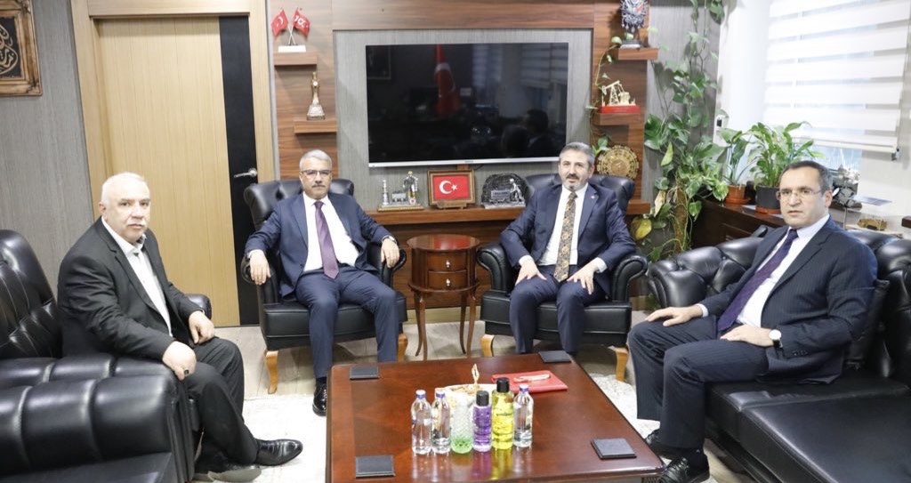 Çalışma ve Sosyal Güvenlik Bakan Yardımcısı Ahmet Aydın'dan Ziya Duranay ve Ömer Uslu'ya Ziyaret