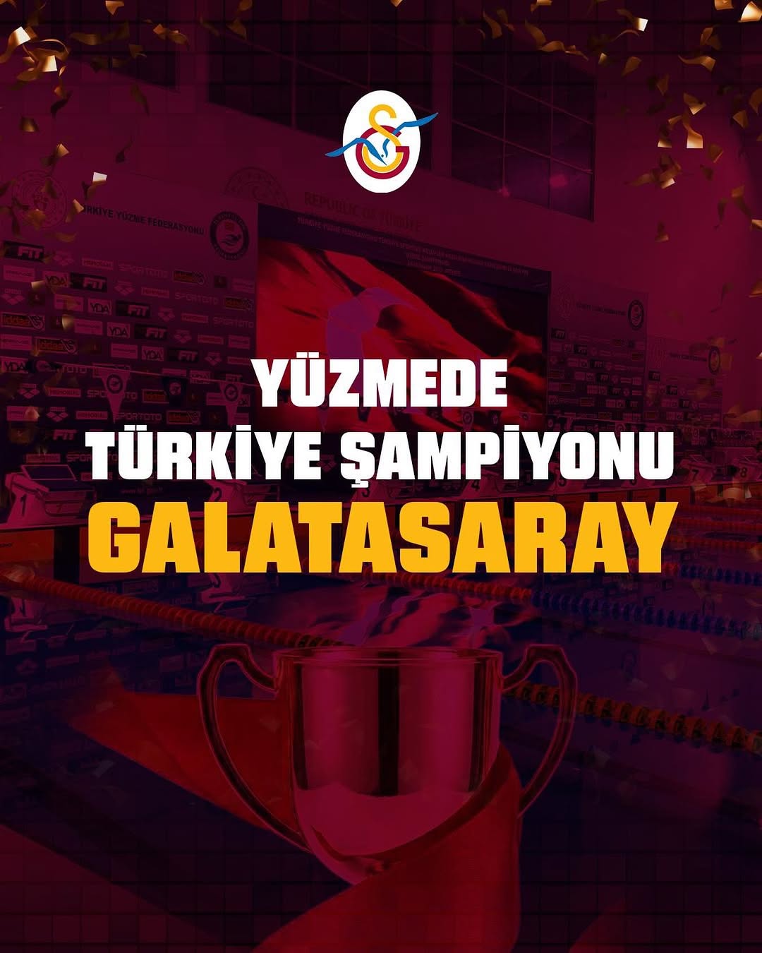 Galatasaray Yüzmede Türkiye Şampiyonu Oldu!