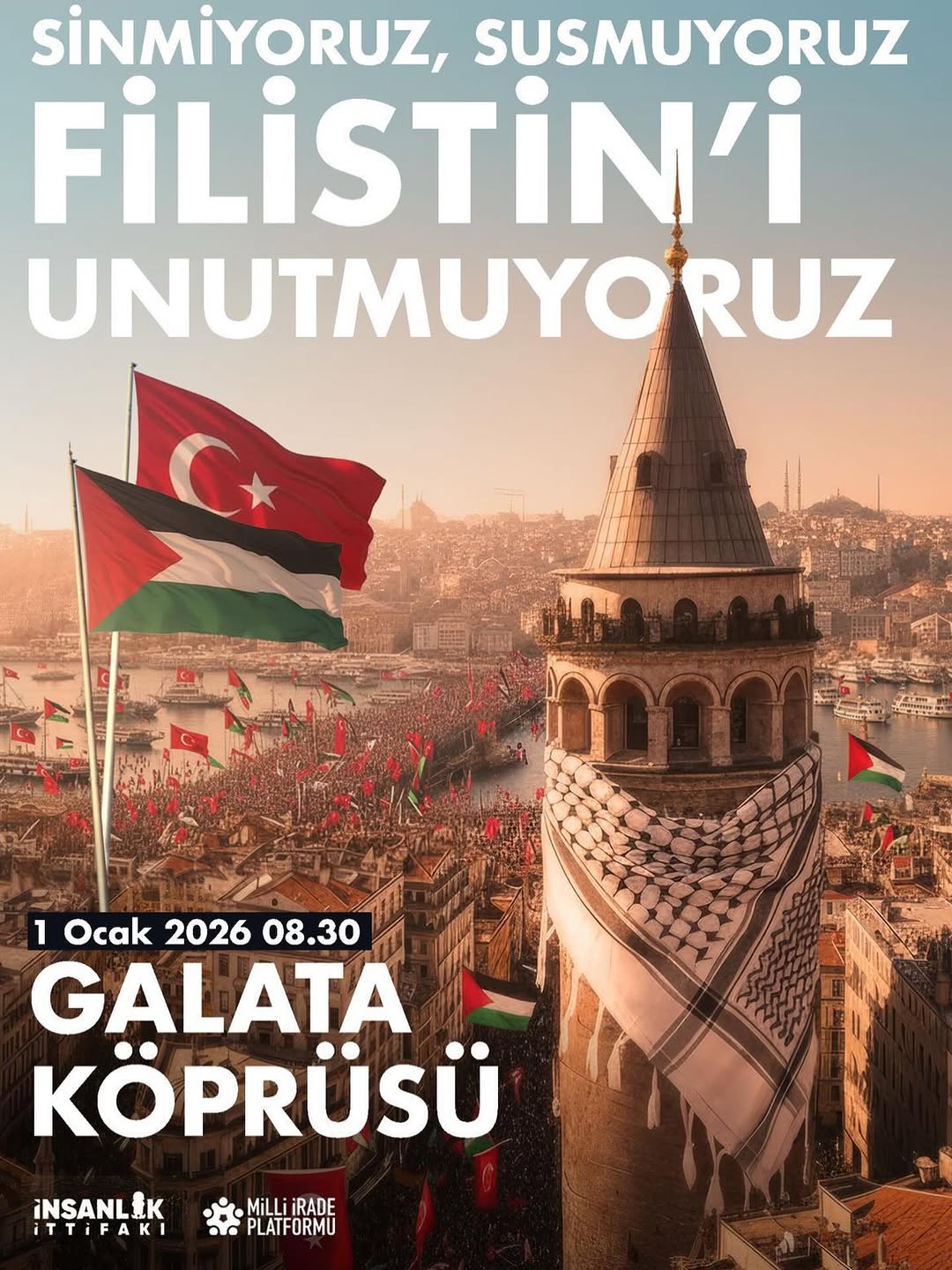 Yeni Yıla Vicdanla Giriyoruz: Gazze İçin Dayanışma Çağrısı!