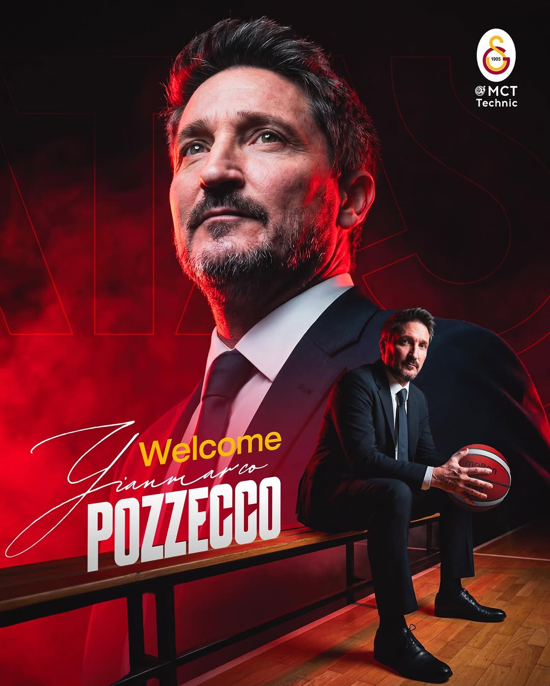 Galatasaray MCT Technic'e Hoş Geldin Gianmarco Pozzecco!