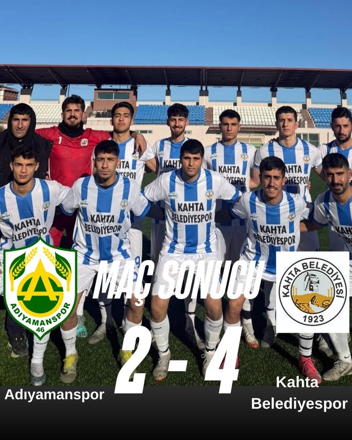 Kahta İdman Yurdu'nun Haftayı Lider Kapattığı Fotoğraflar