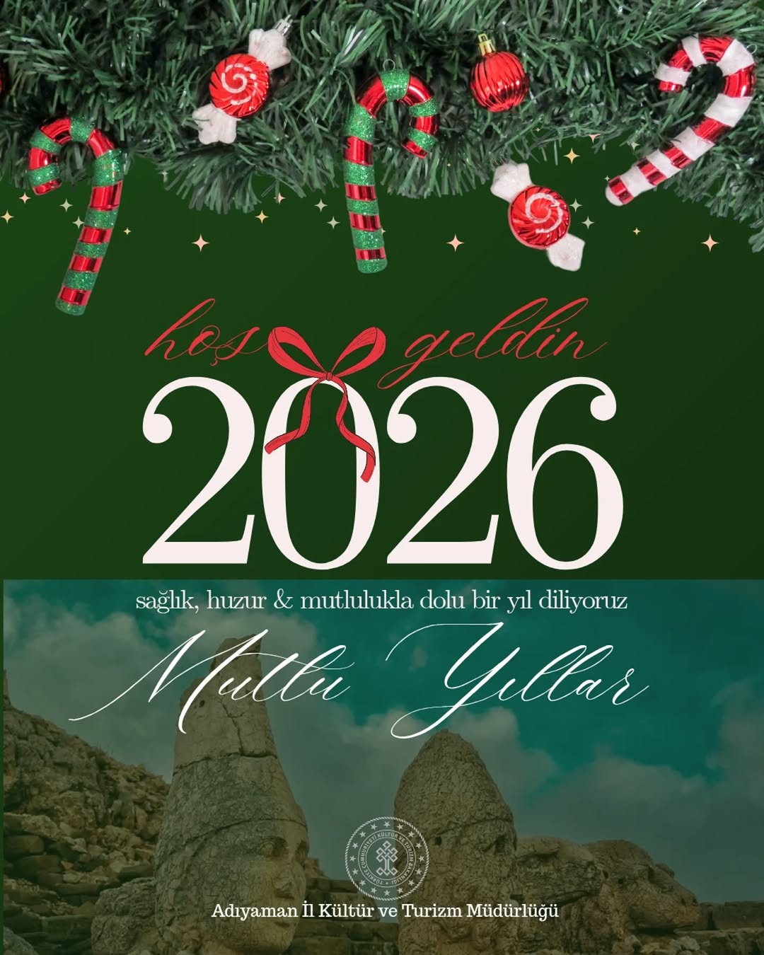 Adıyaman İl Kültür ve Turizm Müdürlüğü'nden Yeni Yıl Mesajı