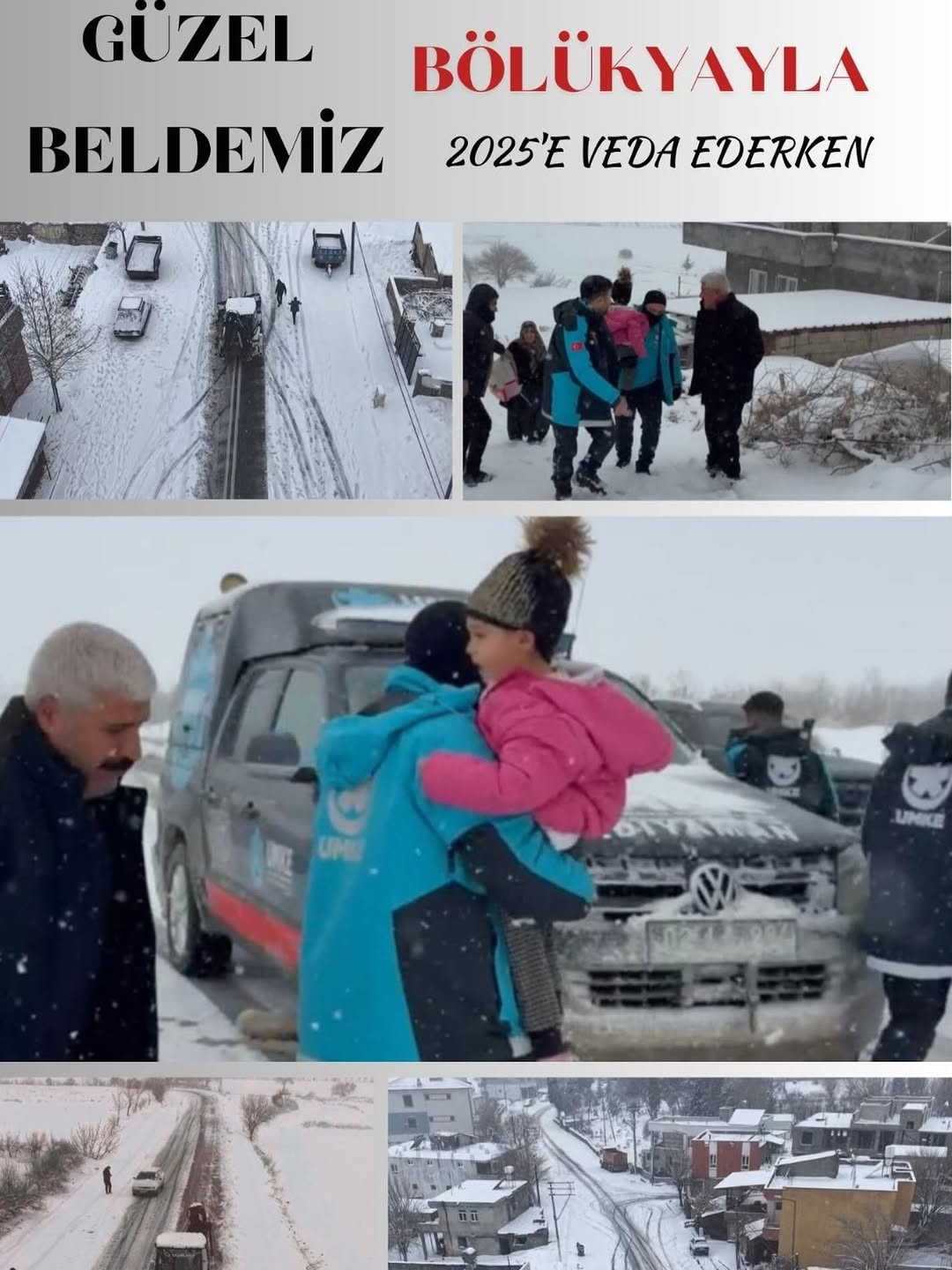 Bölükyayla'dan Son Gün Manzaraları ve Karla Mücadele