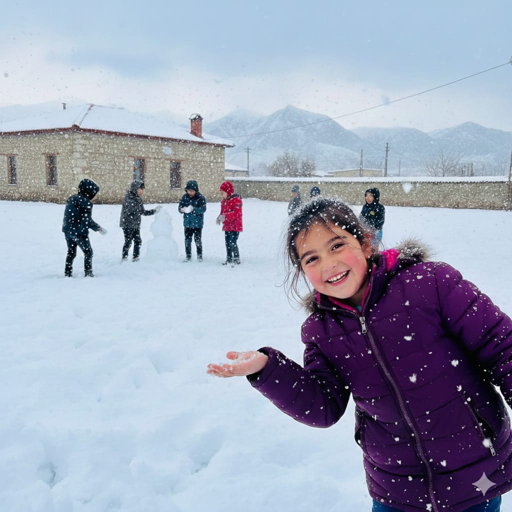 Kahta İlçe Millî Eğitim Müdürlüğü'nden Kar Tatili Açıklaması