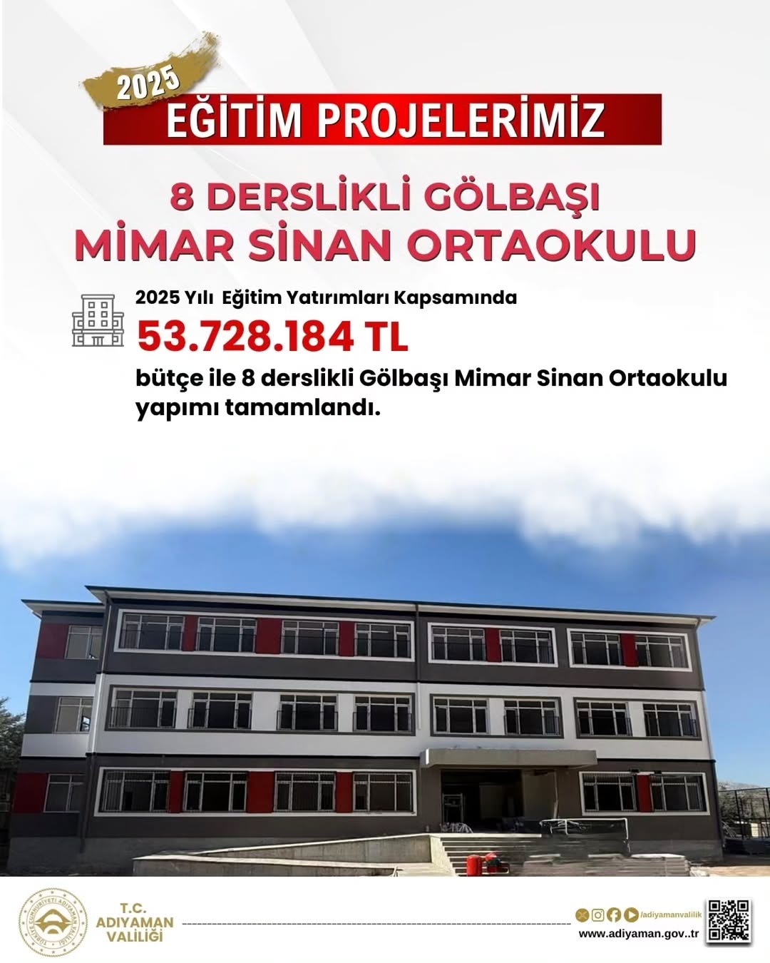 Gölbaşı İlçemizde Yeni Bir Eğitim Kurumu: Mimar Sinan Ortaokulu