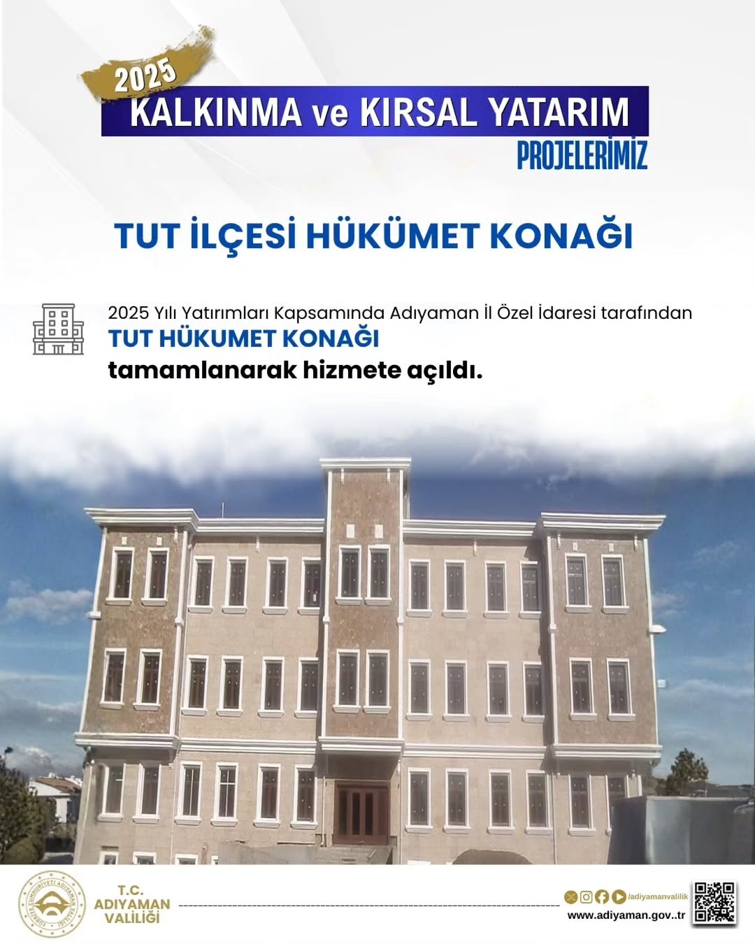 Tut’a Değer Katan Modern Hükümet Konağı Hizmete Sunuldu
