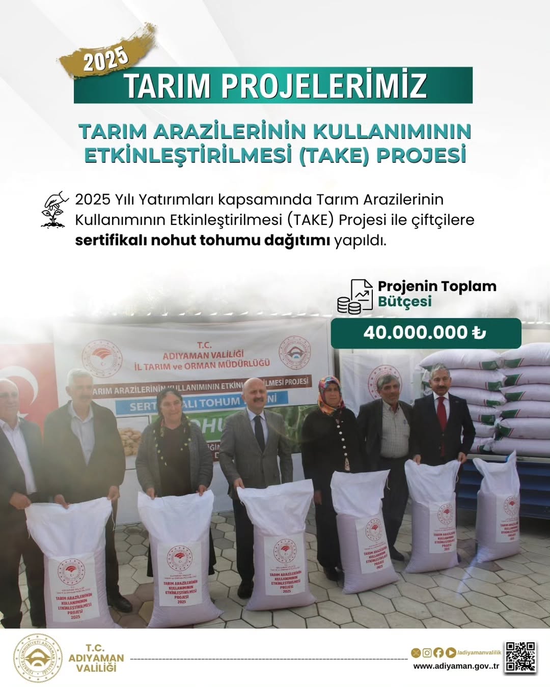 Adıyaman’da Sertifikalı Tohum Desteği ile Tarımda Verim Artışı Sağlandı