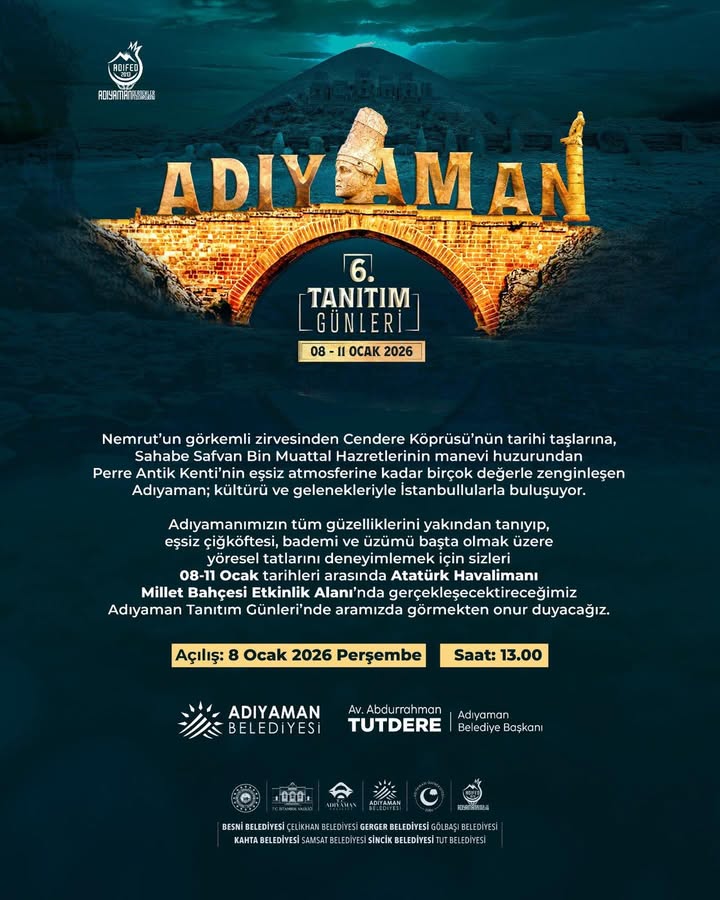 Adıyaman Belediyesi İstanbul'da Etkinlik Düzenliyor