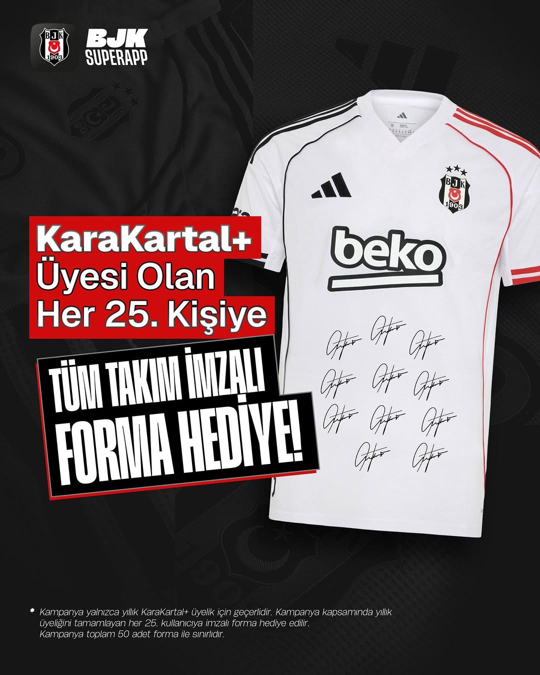 KaraKartal+ İle İmzalı Forma Ayrıcalığı!