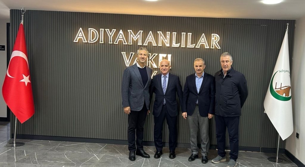 Çetaş Holding A.Ş. Yönetim Kurulu Başkanı Mehmet Taşar ve Heyetinden Adıyamanlılar Vakfı'na Ziyaret