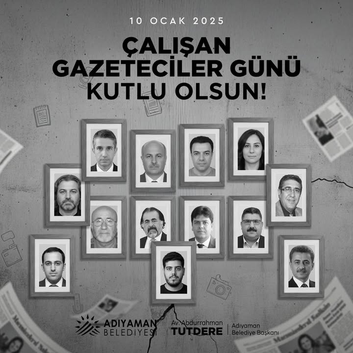 10 Ocak Çalışan Gazeteciler Günü Kutlaması