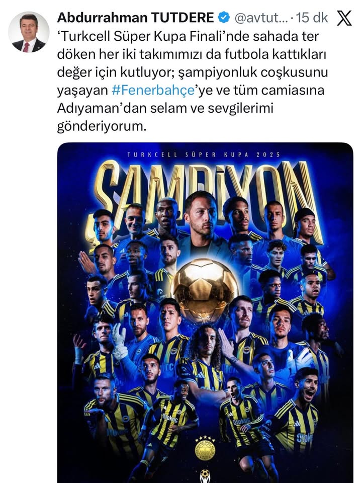 Adıyaman Belediyesi'nden Yeni Bir Paylaşım