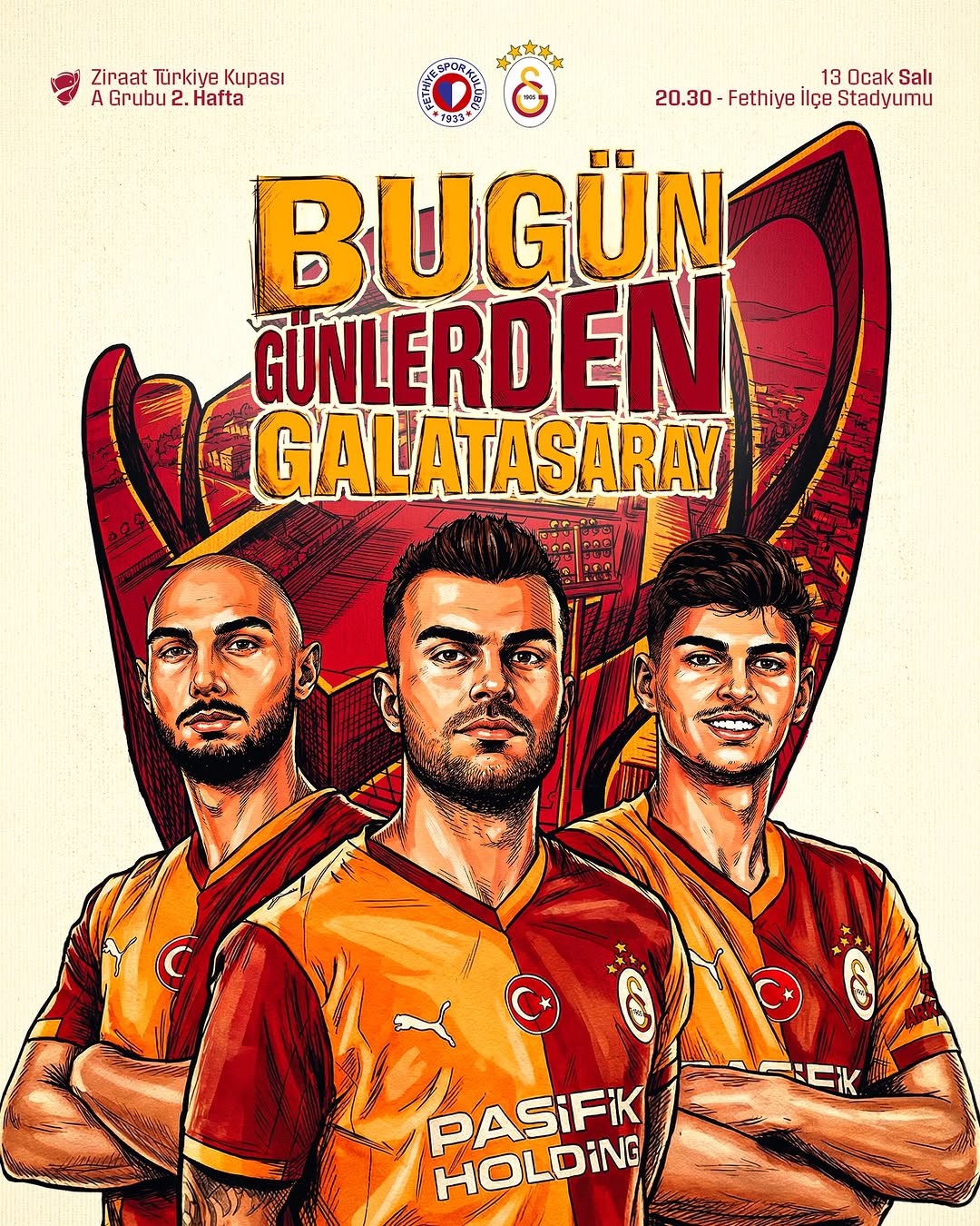 Galatasaray'ın Ziraat Türkiye Kupası Maçı