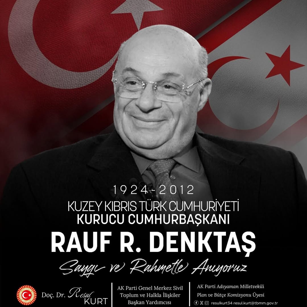 KKTC'nin Kurucu Cumhurbaşkanı Rauf Raif Denktaş'ın Vefatının 14. Yıl Dönümü Anıldı