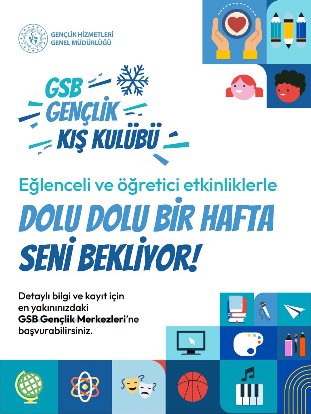 GSB Gençlik Kış Kulübü 2026 Programı Açıklandı