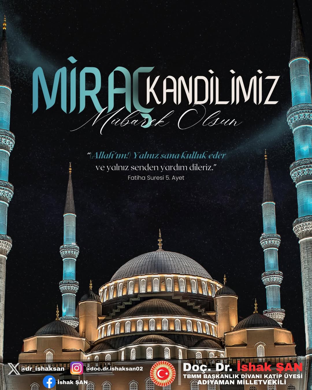 Miraç Kandili'nde Umut ve Bereket Dileği