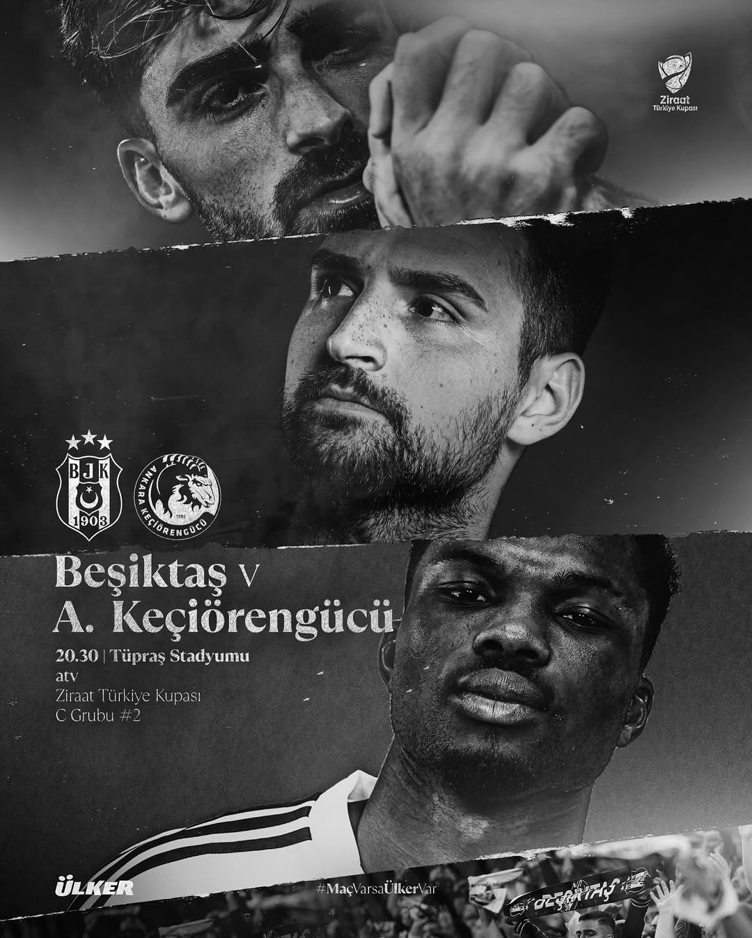 Beşiktaş JK Ziraat Türkiye Kupası'nda Ankara Keçiörengücü ile Karşılaşacak