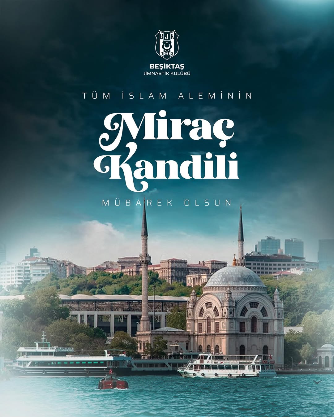 Tüm İslam Aleminin Miraç Kandili Kutlu Olsun